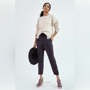 Anthroplogie Jacquie Button-Fly Joggers